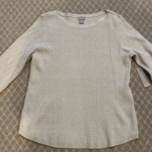 NWT Chico’s glittery sweater